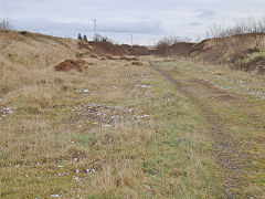 
LNWR sidings for Milfraen Colliery, November 2021