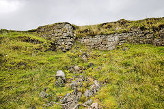 
The exterior of the tramroad tunnel, Garnddyrys Forge, October 2017