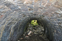 
The Northern section of the tramroad tunnel, Garnddyrys Forge, October 2017