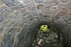 
The Northern section of the tramroad tunnel, Garnddyrys Forge, October 2017