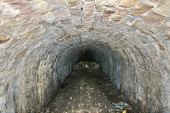 
The Northern section of the tramroad tunnel, Garnddyrys Forge, October 2017