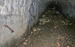 
The Northern section of the tramroad tunnel, Garnddyrys Forge, October 2017