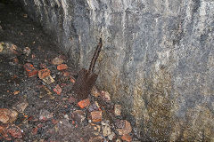 
The Northern section of the tramroad tunnel, Garnddyrys Forge, October 2017