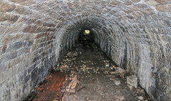 
The Southern section of the tramroad tunnel, Garnddyrys Forge, October 2017