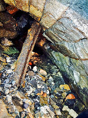 
Pwlldu tunnel Western tunnel interior, May 2015<br>Photo © Jamie Larke