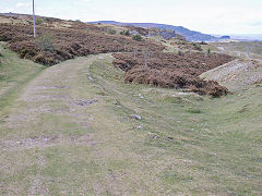 
Tramway from Tyla North Quarry to Gilwern Hill Quarry, July 2010