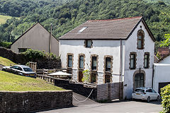 
Risca Brewery stables and office, July 2019