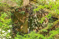 
Coed-y-Darren, water tank between levels 4 and 5, May 2015