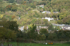 
The Darren Valley from the West bank, October 2009