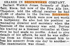 
Darren Brickworks Co valueless shares, 1912