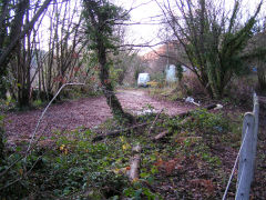 
Course of MRCC tramroad, Risca, December 2008