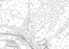 The Darren Valley in 1920, © Crown Copyright reserved