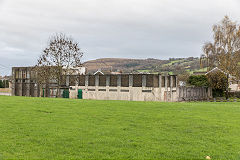 
Risca outdoor swimming pool, November 2015