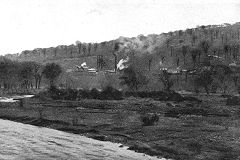 
Risca Blackvein Colliery, later headgear, short chimney and double pitched roof to the screens