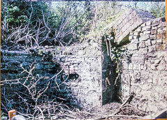 
Blackvein Colliery engine house at the time of the building of Risca bypass, c1983, © Photo courtesy of Jim Coomer