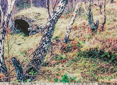 
Old level to the South of Blackvein Colliery shaft at the time of the building of Risca bypass, c1983, © Photo courtesy of Jim Coomer