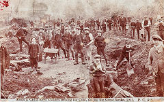 
Risca Blackvein Colliery, Striking colliers during the National Coal Strike of 1912, © Photo courtesy of Barbara Gill