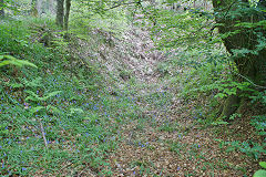 
Level at hairpin bend, Risca Blackvein, May 2010