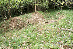 
Waun-fawr Tramroad at the hairpin bend, Risca Blackvein, May 2010