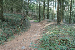 
Waun-fawr Tramroad from previous point, Risca Blackvein, October 2009