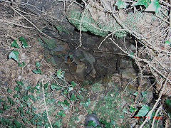 
Collapse at side of level entrance, Risca Blackvein, October 2007