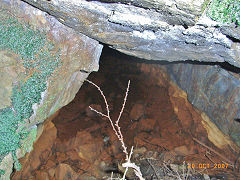 
Interior of Waun-fawr Level, Risca Blackvein, October 2007