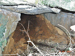 
Interior of Waun-fawr Level, Risca Blackvein, October 2007