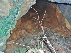 
Interior of Waun-fawr Level, Risca Blackvein, October 2007