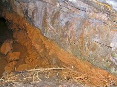 
Interior of Waun-fawr Level, Risca Blackvein, May 2010