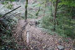 
Pipework running from well, Risca Blackvein, October 2009