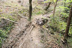 
Pipework running from well, Risca Blackvein, May 2010