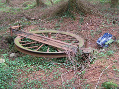 
The winding wheel, Risca Blackvein, August 2008
