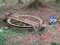 
The winding wheel, Risca Blackvein, August 2008