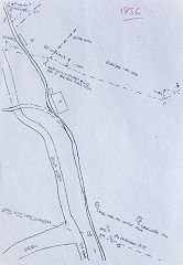 
Sketch plan of Bensons Level area believed to date from 1836, © Photo courtesy of Jim Coomer