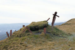 North Risca Colliery, Aerial ropeway pylon, December 2009