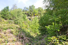 
North Risca Colliery Quarry, May 2014