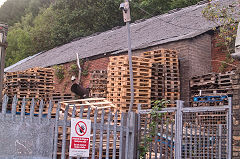 
North Risca Colliery buildings, Crosskeys, August 2020