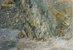 
Danygraig leadmine, Risca, the site of the entrance, 1986