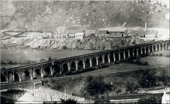 
Sirhowy Tramroad Long Bridge and brickworks, Risca, c1892