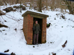 
Ochrwyth Quarry lower 'sentry box', January 2010