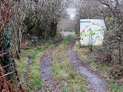 Bush Colliery tramway, Newbridge, November 2020
