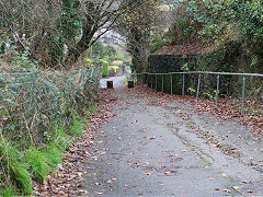 Bush Colliery incline, Subway under the TVER, Newbridge, November 2020