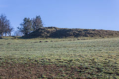 Mynyddislwyn Quarry tips, February 2019