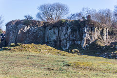 Mynyddislwyn Quarry, February 2019