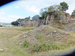 
Mynyddislwyn Quarry, August 2022