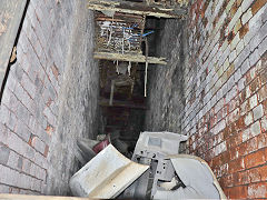 Inside the fan house, Crumlin Navigation Colliery, August 2022