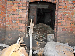 
Inside the fan house, Crumlin Navigation Colliery, August 2022