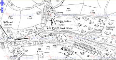 Millbrook, Kendon and Rosemont Collieries and Davies' brickworks in 1920, © Crown Copyright reserved