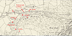 Pant-y-resk Colliery and levels