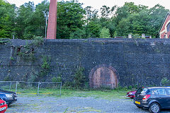 Crumlin Navigation Colliery, Exit from downcast shaft, May 2015